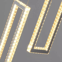 Lustre moderne en cristal pour salon – Cristarion