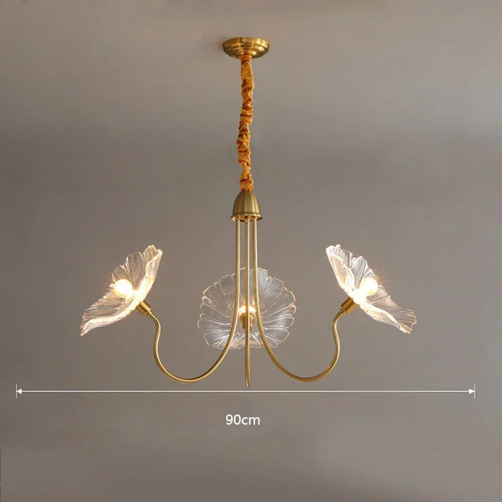 Lustre nordique moderne en chrome poli pour salle à manger – Navélice