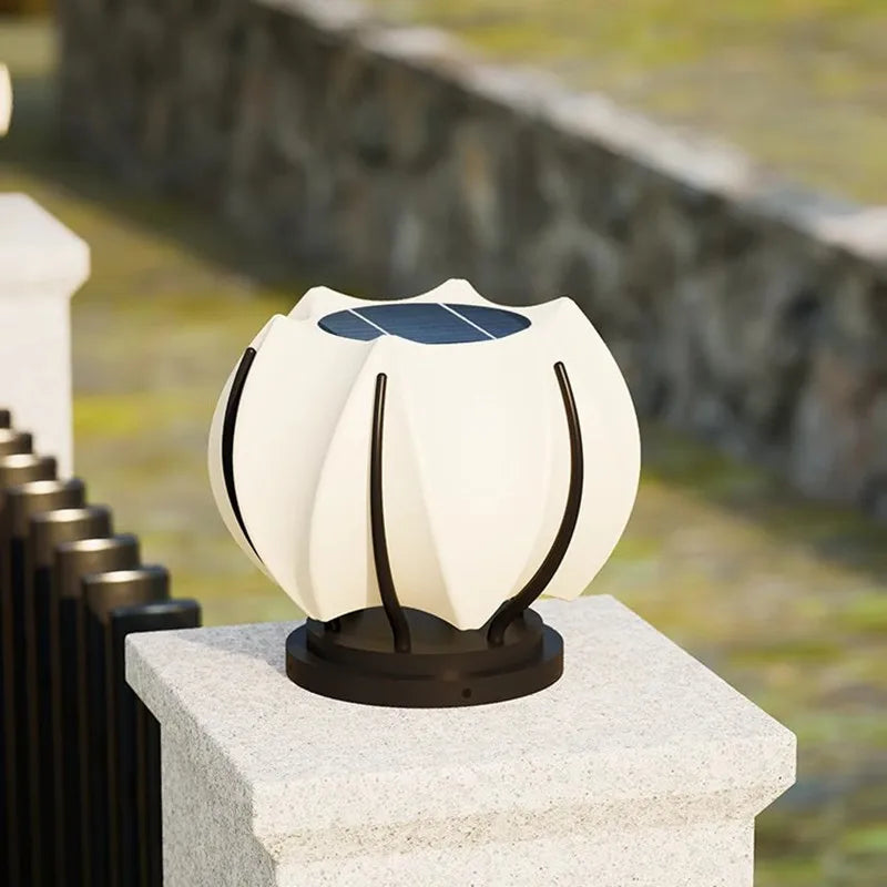 Zonne-buitenlamp in roestvrijstaal – Soléclat