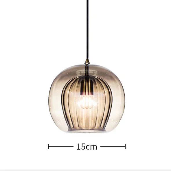 Suspension nordique en verre pour intérieurs modernes – Ombrelia