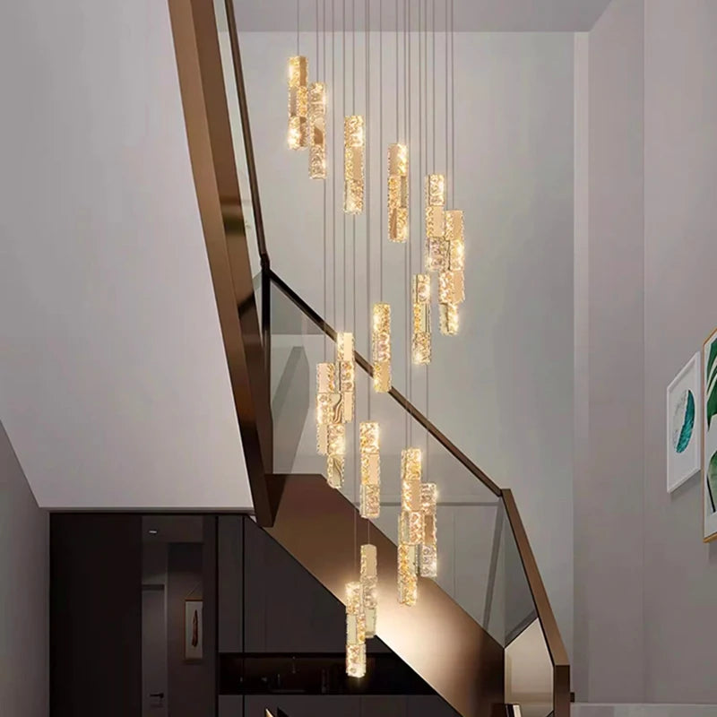 Moderne kristallen kroonluchter voor woonkamer – Cristarène