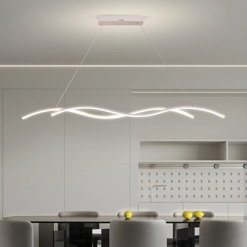 Hanglamp LED Modern Metaal Minimalistisch Wit – Stévia