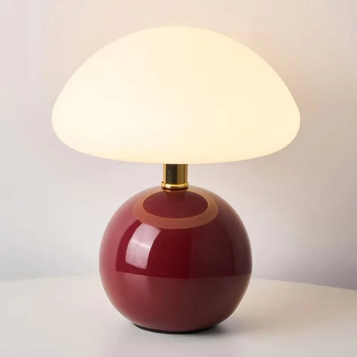 Lampe de table en céramique crémeuse pour chambre – Aureolys
