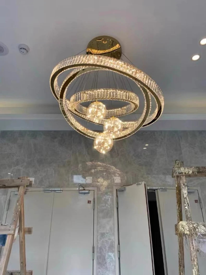 Lustre Cristal Moderne pour Salon et Salle à Manger – Cristarion