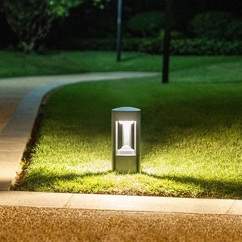 Borne LED extérieure en aluminium pour jardin – Aluminar