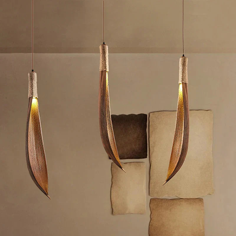 Hanglamp Hout Wabi-Sabi – Mirael