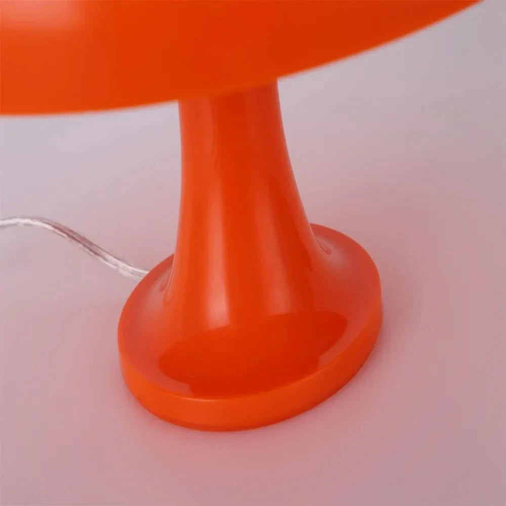 Lampe de table design forme champignon Fungo en ABS blanc ou orange - vue 11