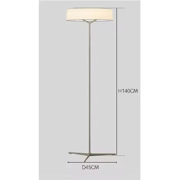 Lampe à pied moderne en tissu nordique pour salon – Armoniev