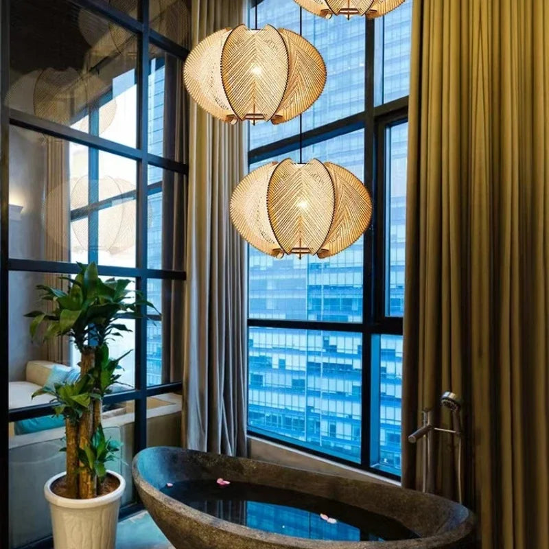 Noordse houten hanglamp voor binnen – Nordisea