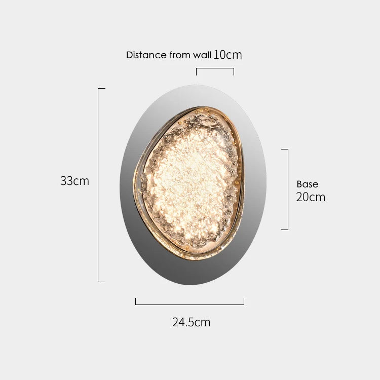 Applique Murale Art Déco en Acrylique pour Chambre – Séréniteia