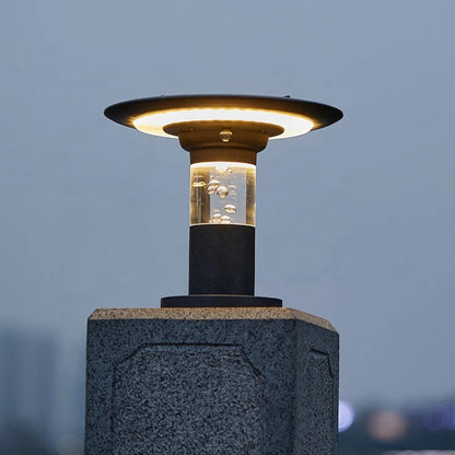 Waterdichte zonne-buitenlantaarn in aluminium – Solastice
