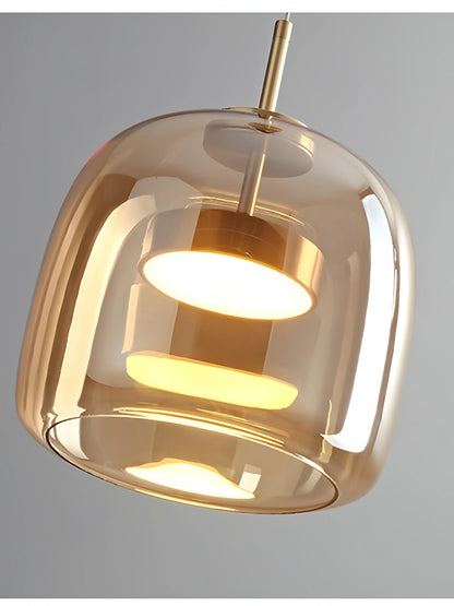 Minimalistische Noordse hanglamp in glas voor woonkamers en slaapkamers – Vetroéclat