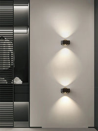 Applique murale moderne en acier inoxydable – Célestorio