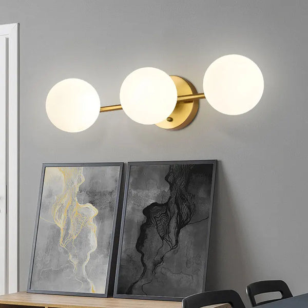 Applique murale LED en métal noir pour chambre – Novaluce