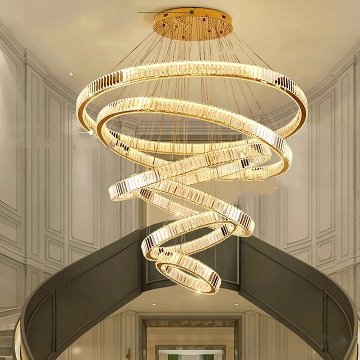 Suspension moderne en cristal pour salle à manger – Cristarion