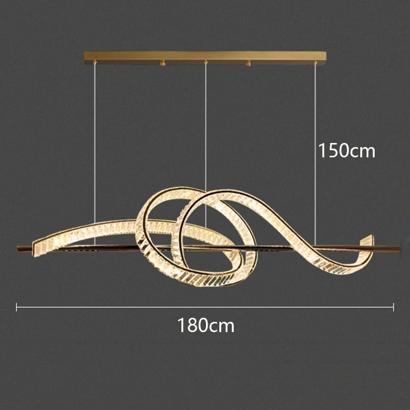 Lustre en Cristal Moderne pour Salon – Cristarion