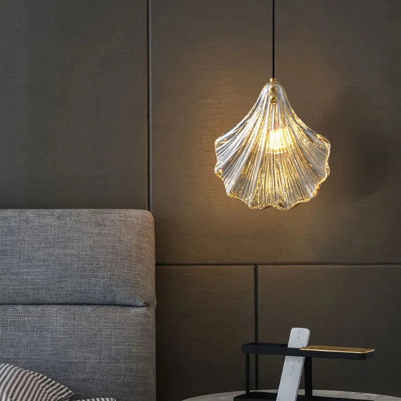 Moderne glas- en metalen hanglamp voor slaapkamer – Ornelia