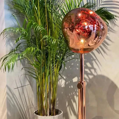 Decoratieve Staande Lamp Lavastenen Bol Modern Ontwerp – Lava