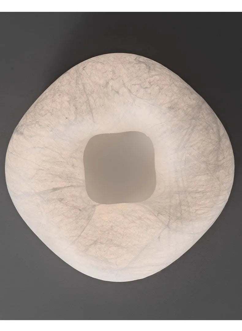 Plafonnier en soie fait main pour chambre et bureau – Zénitha