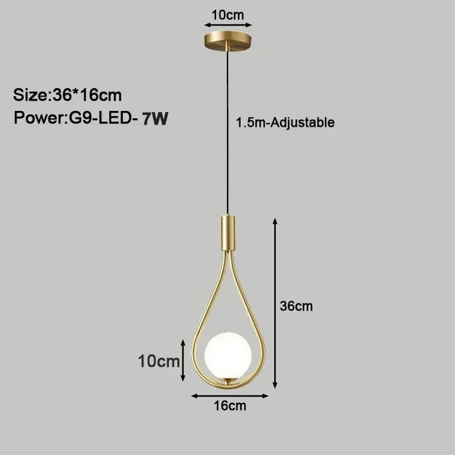 Zwarte Hanglamp Gevroren Glas voor Slaapkamer – Novaline