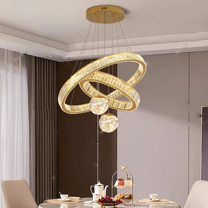 Lustre Cristal Moderne pour Salon et Salle à Manger – Cristarion