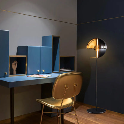 Glas-in-lood Metaal Staande Lamp Postmodern Design – Lutopis