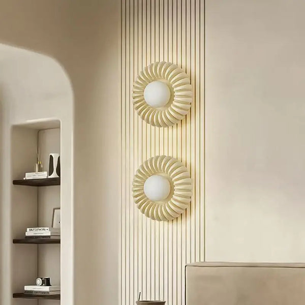 Applique murale artistique en résine pour salon – Artilux