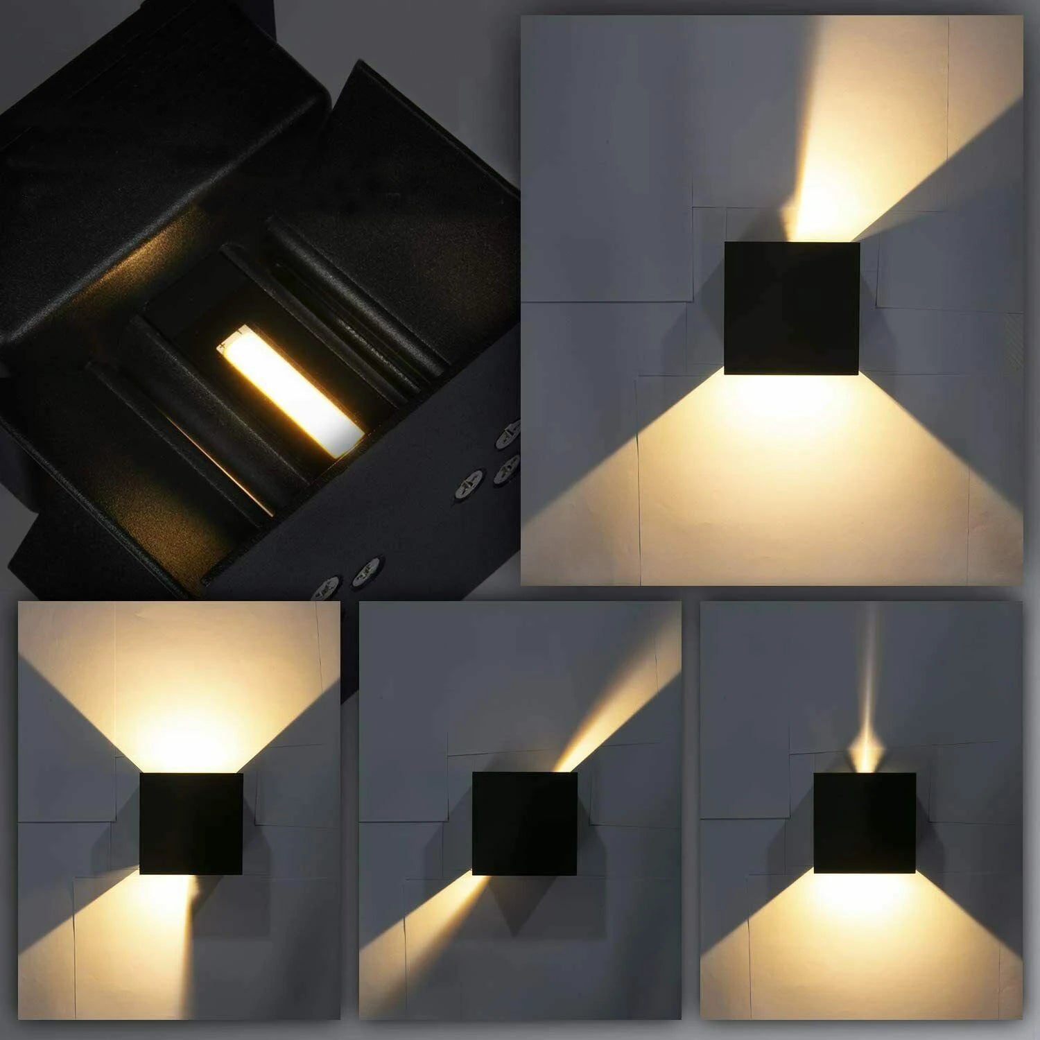 Moderne LED Wandlamp in Aluminium – Krysalys