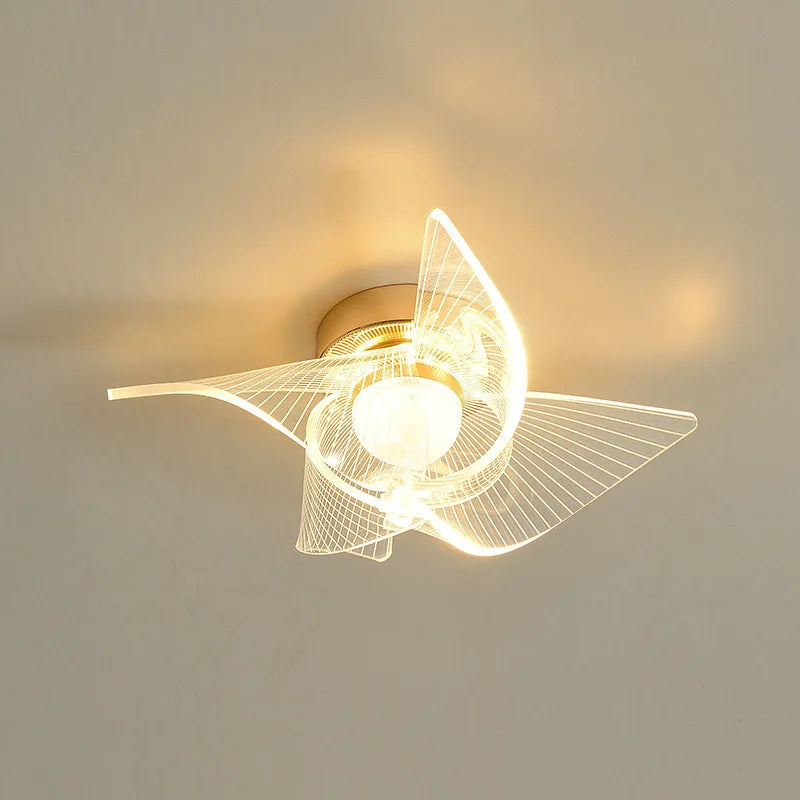 Golden LED Ceiling Light Modern Nordic Design – Aliova
