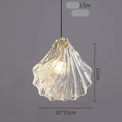 Moderne glas- en metalen hanglamp voor slaapkamer – Ornelia