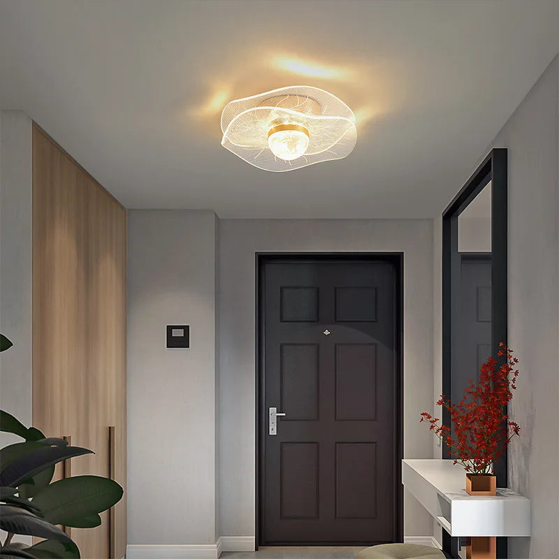 Golden LED Ceiling Light Modern Nordic Design – Aliova