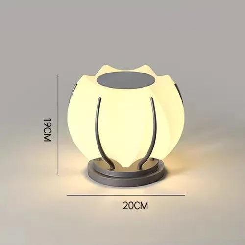 Zonne-buitenlamp in roestvrijstaal – Soléclat