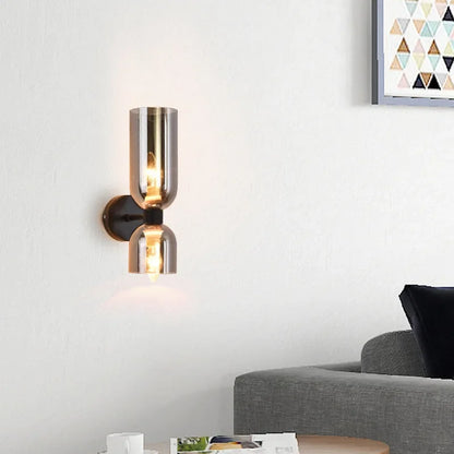 Verfijnde Wandapplique Transparant Glas – Sorella