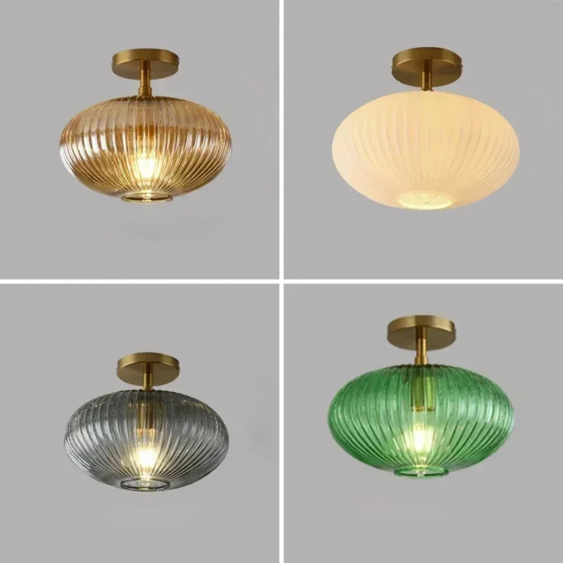 Noordse gerookt glazen hanglamp voor eetkamer – Veranys