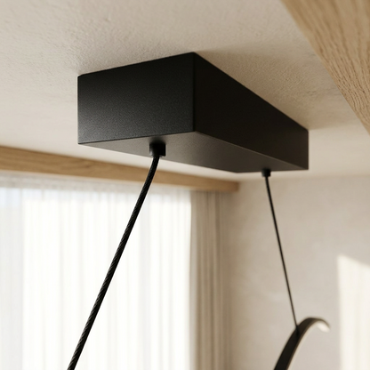 Moderne minimalistische LED hanglamp in metaal – Stévia