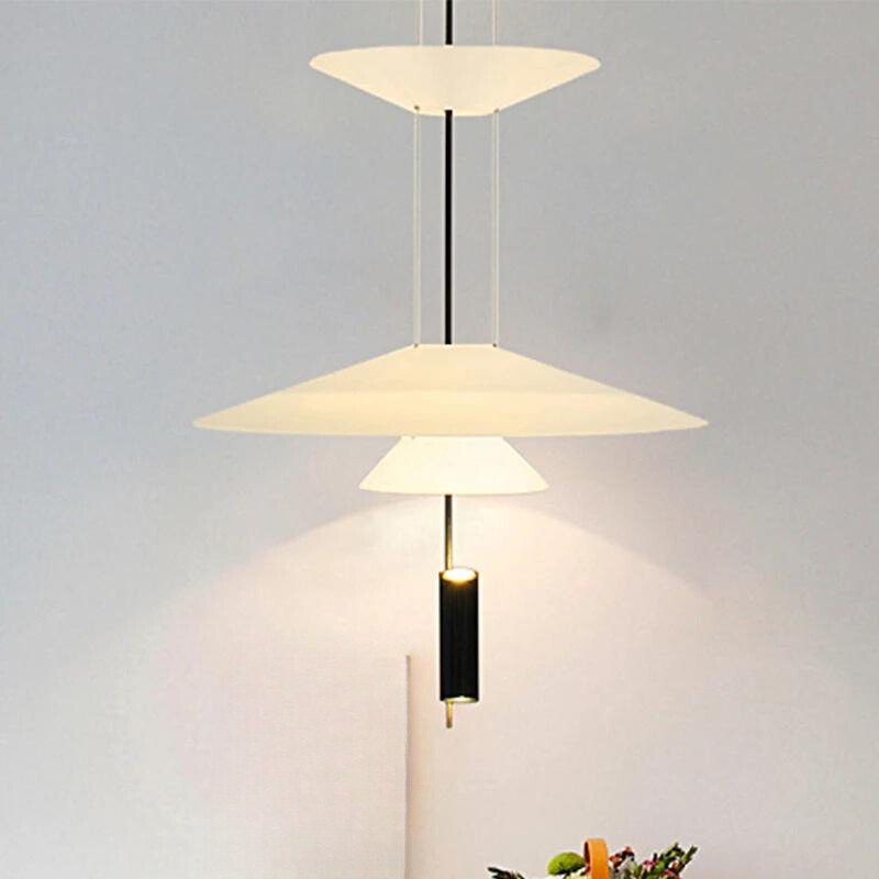 Suspension en Acrylique Finition Chic pour Espace Raffiné – Discs