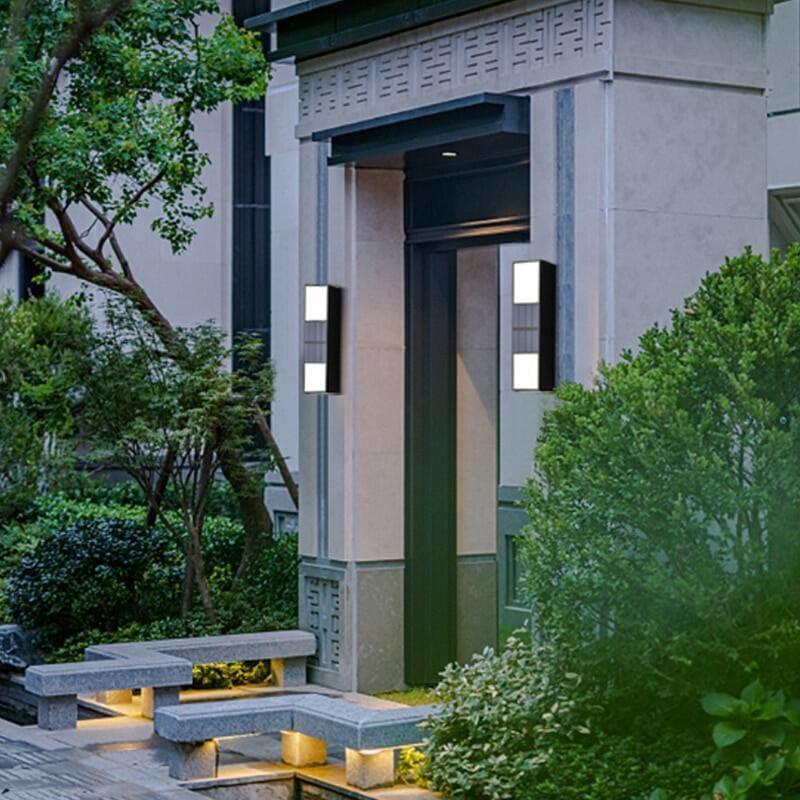 Applique extérieure en acrylique noir – Noctura