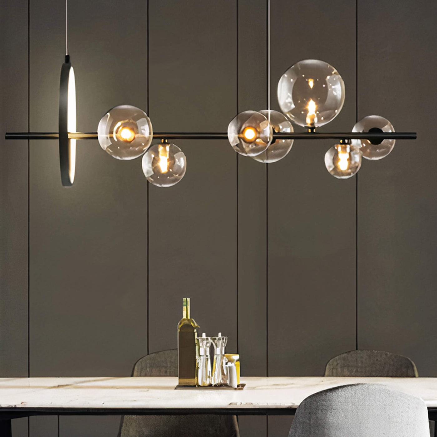Suspension Design Raffiné Lumière Tamisee G9 – Art Déco