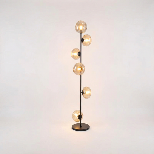 Chique Staanlamp Rustgevende Sfeer Hedendaags Interieur – Lushia - Lumière