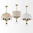 Minimalist Pendant Light Natural Wood & Fabric Lampshade – Celestia