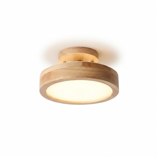 Plafondlamp Scandinavisch Hout voor Gang – Arborise - Lumière