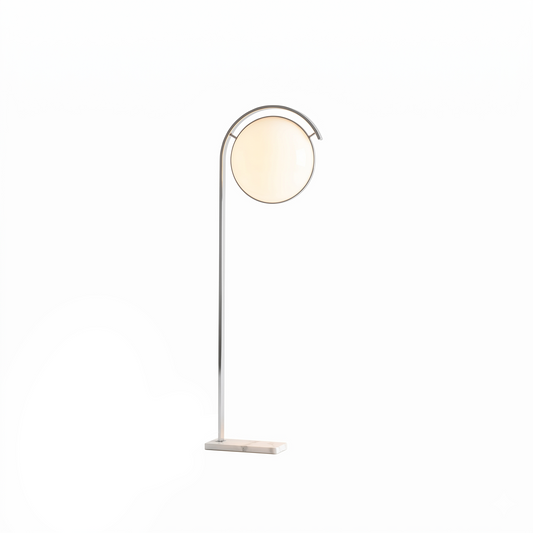 Moderne LED-staande lamp in ijzer voor woonkamers en slaapkamers – Deluzio - Lumière