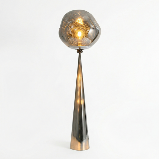 Decoratieve bolvorlamp in lava met modern design en ontspanning – Lava - Lumière