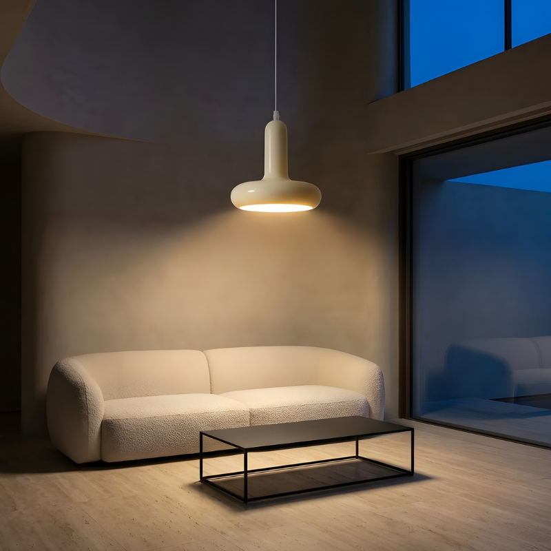 Modern Zénorial pendant in colored aluminum for dining room - view 3