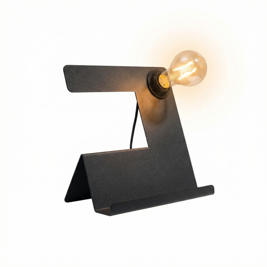 Zwarte Designbureaulamp in Staal – Modèle Neralis - Lumière