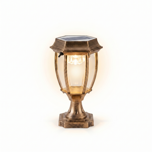 Lampe à poser Solaire Extérieure en Aluminium – Callistoria - Lumière