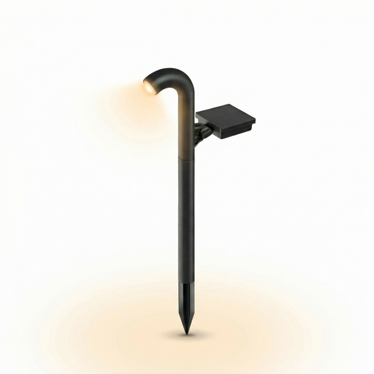 Hedendaagse zonne-buitenprojector in ABS – Soléclate - Lumière