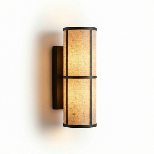 Vintage wandapplicatie in textiel voor slaapkamer – Zénitude - Lumière