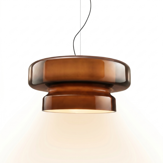 Suspension en verre coloré pour salle à manger – Armoniela - Lumière