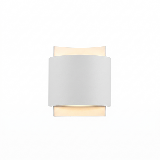 Applique murale design blanc acier – Modèle Eryndra - Lumière